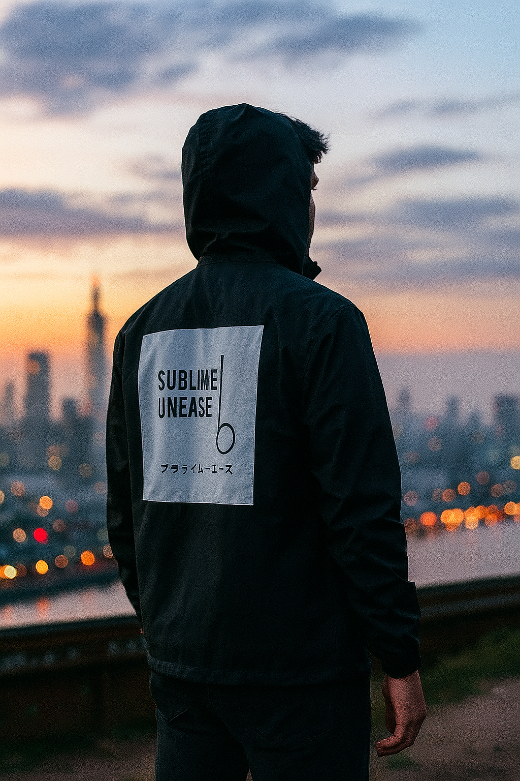 “SUBLIME UNEASE” — Neon-Drift Windbreaker