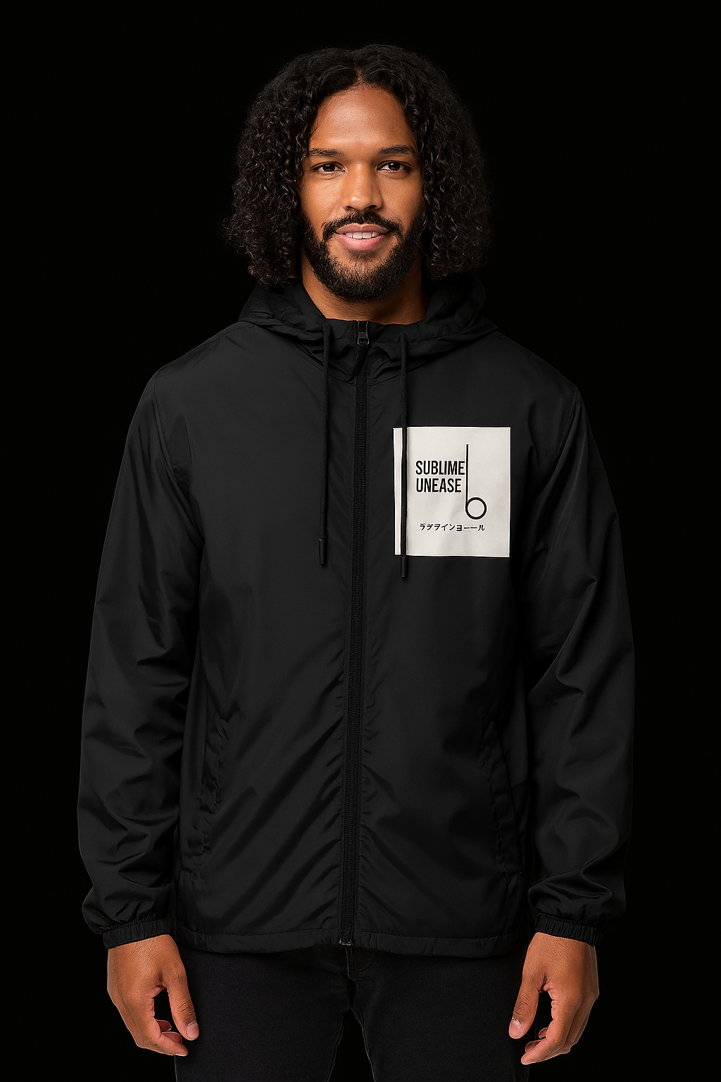 “SUBLIME UNEASE” — Neon-Drift Windbreaker