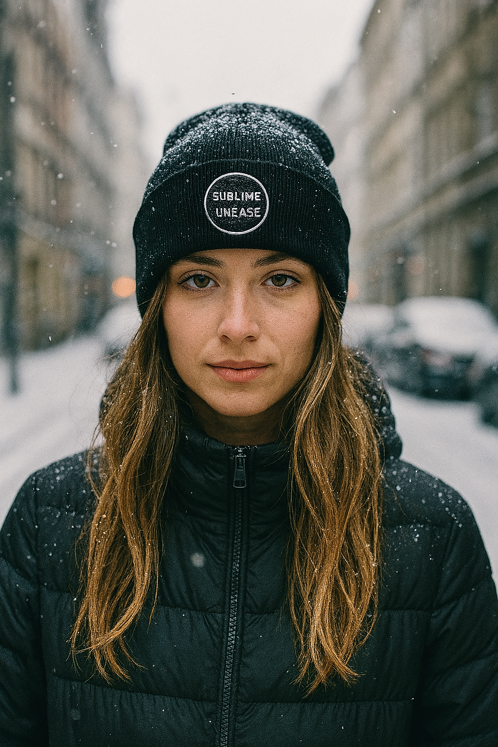 “SUBLIME UNEASE” — Midnight Circuit Beanie